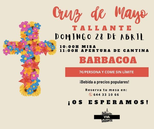 Tallante celebrará la primera Cruz de Mayo de la zona oeste de Cartagena - 1, Foto 1