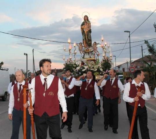 La Orilla del Azarbe celebra sus fiestas patronales en honor a Santa María - 1, Foto 1