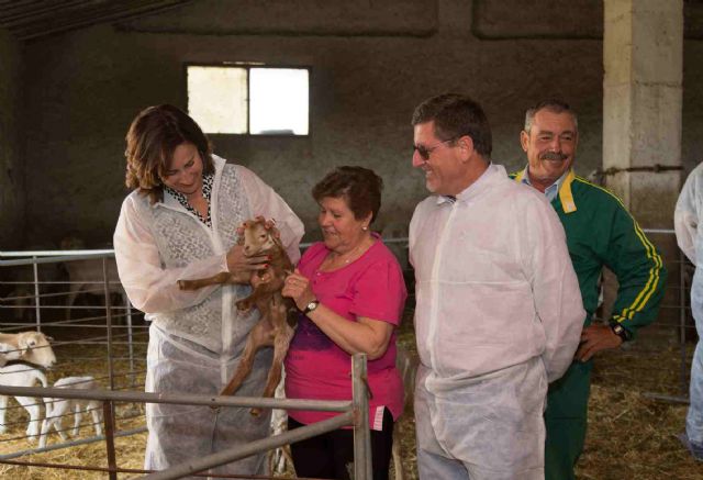 La directora general y el concejal de Agricultura visitan la explotación la caravaqueña Engracia Gil, ‘Ganadera del Año’ - 2, Foto 2