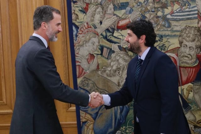 López Miras expone al Rey los retos de la Región de Murcia, pieza clave en el conjunto de España - 1, Foto 1
