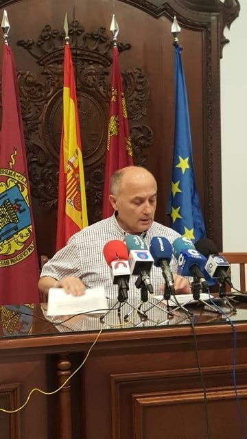 Antonio Meca durante la rueda de prensa, Foto 2
