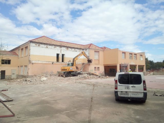 Cambiemos Murcia denuncia el derribo de parte del CEIP Escuelas Nuevas de El Palmar sin consultar con la junta municipal - 3, Foto 3