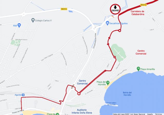 Desvío de Tráfico con motivo del Campeonato de España de Triatlón Militar y del Campeonato de España de Triatlón Marqués de Águilas - 1, Foto 1