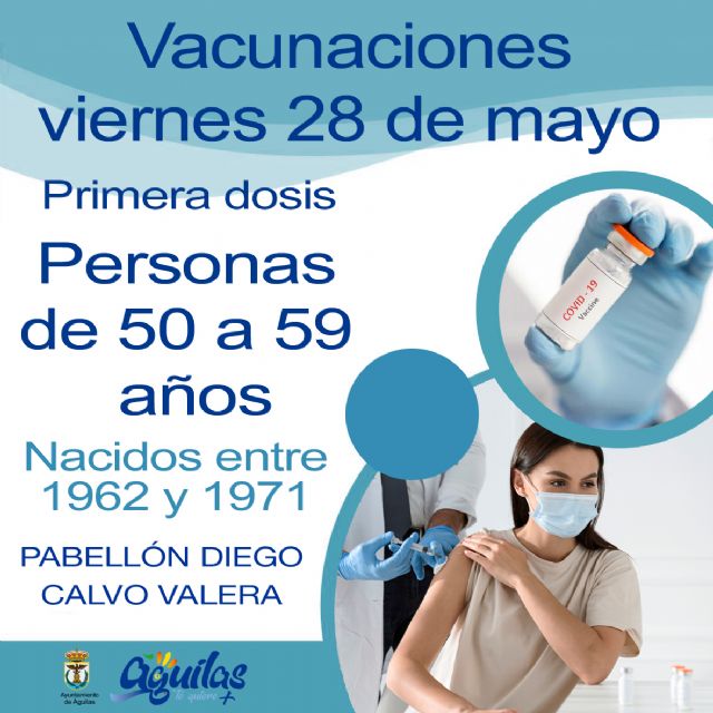 El próximo viernes se completará la vacunación de la 1ª dosis de las personas de entre 50 y 59 años - 1, Foto 1
