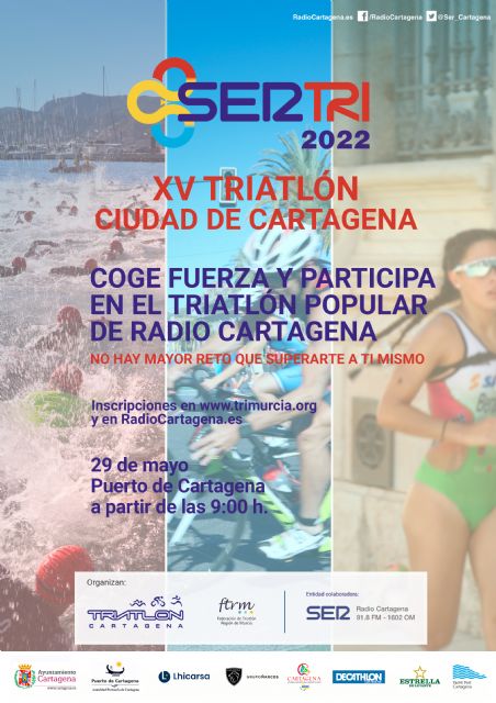 El XV SERTRI reunirá a 600 deportistas de diferentes categorías en el Puerto de Cartagena - 2, Foto 2