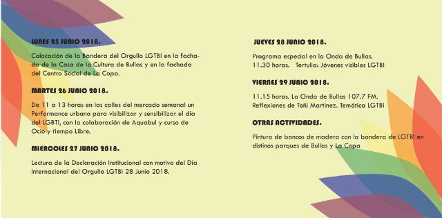 Bullas celebra la semana del Orgullo LGTBI - 2, Foto 2
