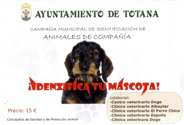 Los propietarios de mascotas de compañía podrán identificarlas con un microchip por un precio más económico, Foto 2