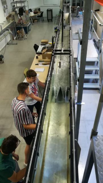 Estudiantes de Bachillerato tutorizados por la UPCT diseñan y construyen un laberinto para desaguar presas - 1, Foto 1