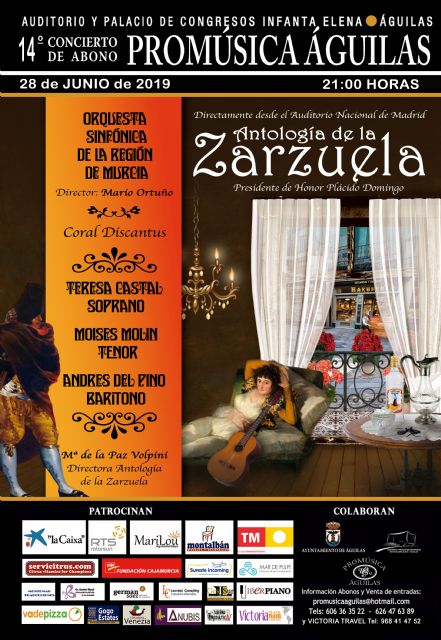 Promúsica cerrará su temporada de conciertos con Antología de la Zarzuela - 1, Foto 1