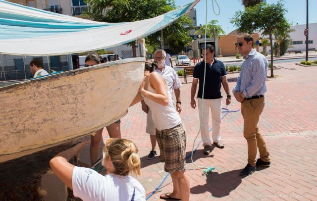 Los voluntarios del campo de trabajo Cartagena, la tradición del mar, continúan recuperando el patrimonio marítimo - 1, Foto 1