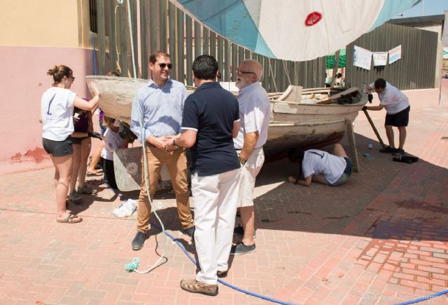 Los voluntarios del campo de trabajo Cartagena, la tradición del mar, continúan recuperando el patrimonio marítimo - 2, Foto 2