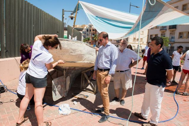 Los voluntarios del campo de trabajo Cartagena, la tradición del mar, continúan recuperando el patrimonio marítimo - 3, Foto 3