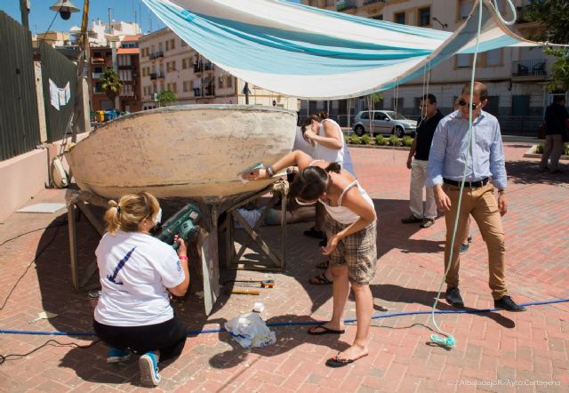 Los voluntarios del campo de trabajo Cartagena, la tradición del mar, continúan recuperando el patrimonio marítimo - 5, Foto 5