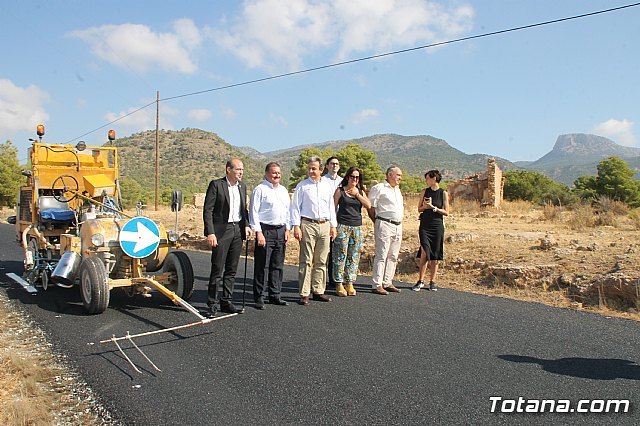 La Comunidad mejora la carretera Aledo-Bullas en la zona de acceso al Parque Regional de Sierra Espuña, Foto 1