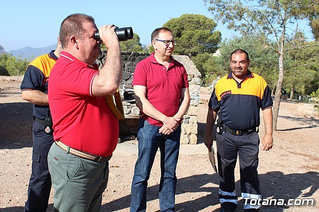 Some 40 volunteers of Civil Protection reinforce the work of mobile surveillance and fire prevention