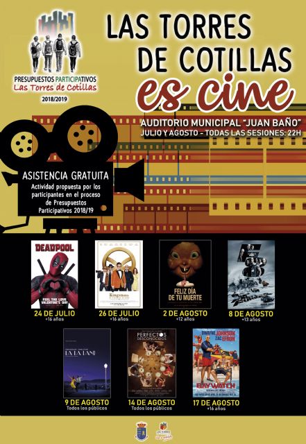 El auditorio municipal 'Juan Baño' acoge un ciclo de cine de verano con entrada gratuita - 4, Foto 4