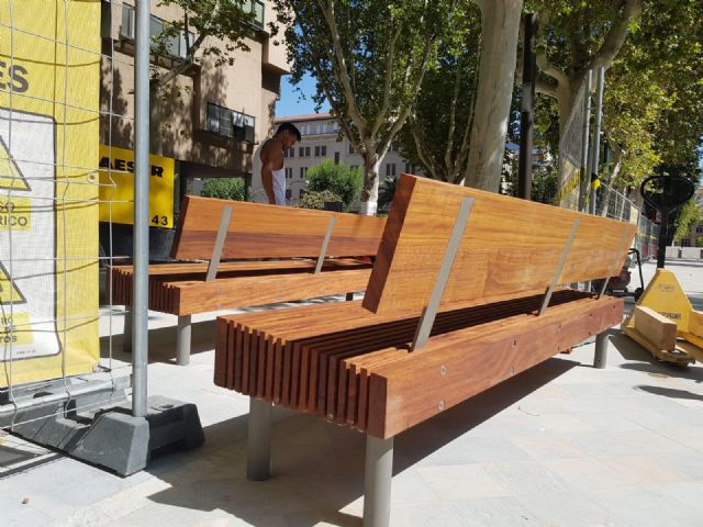 Avanzan las obras de la segunda fase de peatonalización de la avenida Alfonso X - 1, Foto 1