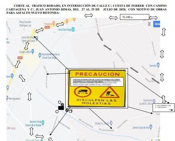 La Policía Local de Lorca establece medidas especiales de circulación - 1, Foto 1