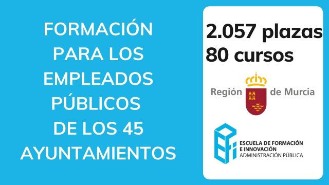La Comunidad oferta 2.057 plazas de formación para los empleados públicos de los 45 ayuntamientos - 1, Foto 1