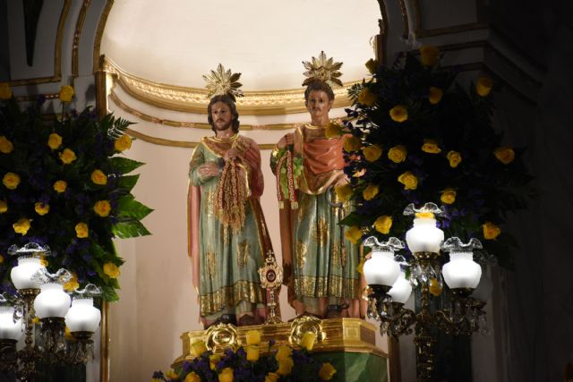 Ofrenda Floral Huertana a San Abdón y San Senén, patronos de Calasparra - 2, Foto 2