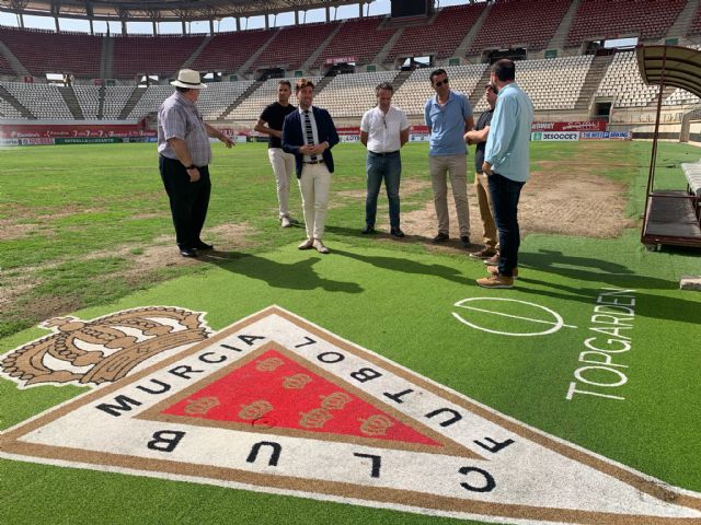 La Comisión de trabajo de la candidatura para el Mundial 2030 visita Nueva Condomina - 1, Foto 1