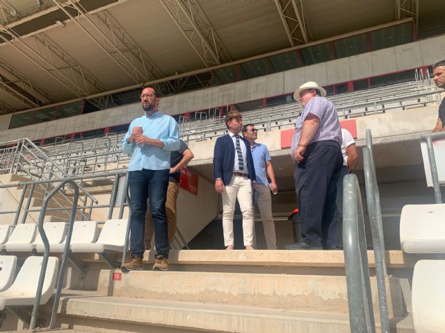 La Comisión de trabajo de la candidatura para el Mundial 2030 visita Nueva Condomina - 2, Foto 2