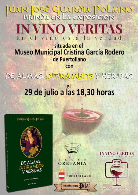 Juan José Guardia Polaino realizará un brindis con ditirambos de su último libro en la exposición In vino veritas de Raw Colectivo Fotográfico en Puertollano - 1, Foto 1
