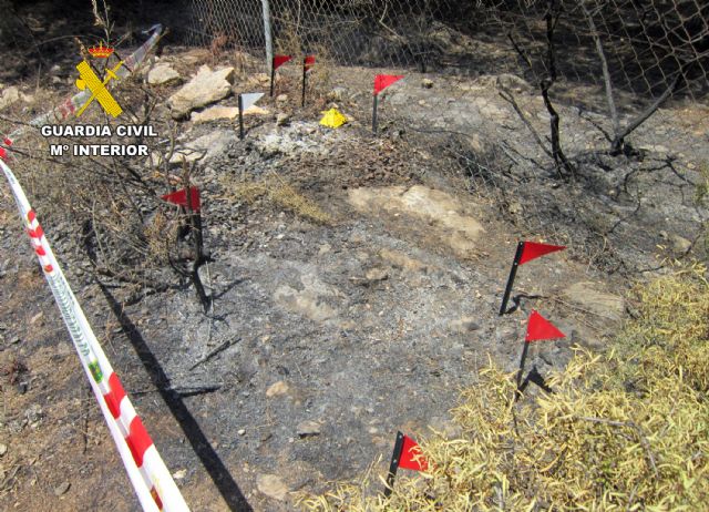 La Guardia Civil investiga a un vecino de Bullas por ocasionar un incendio forestal por negligencia - 4, Foto 4