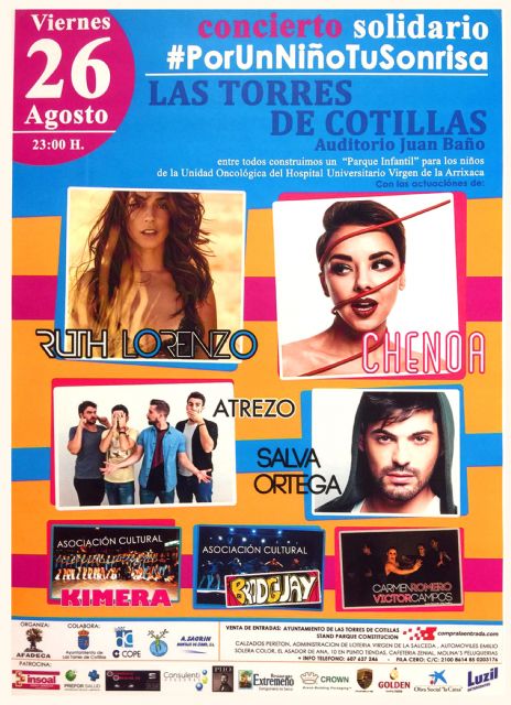 Llegan a las fiestas torreñas más solidarias el II Holi Festival y una gala con Chenoa y Ruth Lorenzo - 2, Foto 2