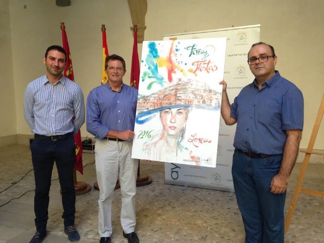 La Lorca monumental y la representación de los lorquinos principales inspiraciones para la realización del cartel de la Feria y Fiestas de Lorca 2016 - 1, Foto 1