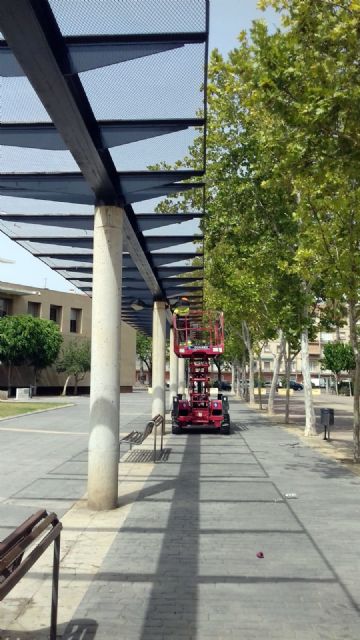 Parques y Jardines mejora el entorno del recinto ferial y del Auditorio Víctor Villegas de cara a la Feria de Septiembre - 3, Foto 3