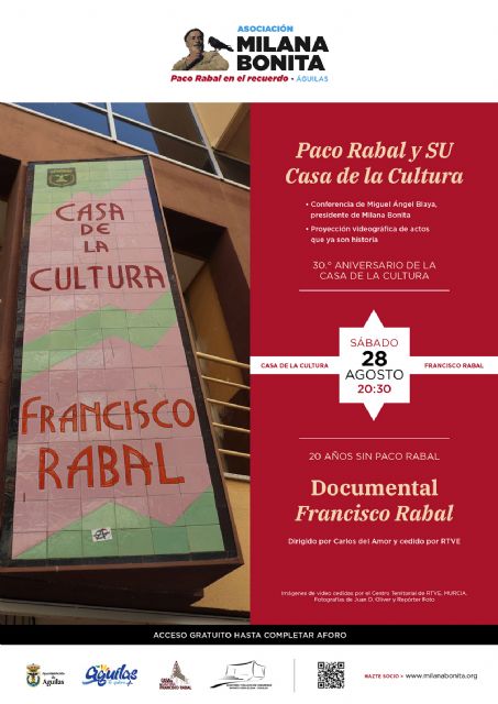 Milana Bonita homenajea al actor Paco Rabal, coincidiendo con el 20° aniversario de su fallecimiento - 1, Foto 1
