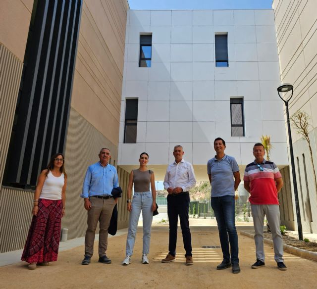 La Comunidad recibe la obra del nuevo IES Valle de Leiva de Alhama de Murcia - 3, Foto 3