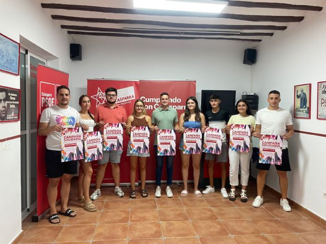 Juventudes Socialistas de Calasparra presenta su campaña solidaria anual de recogida de material escolar - 2, Foto 2