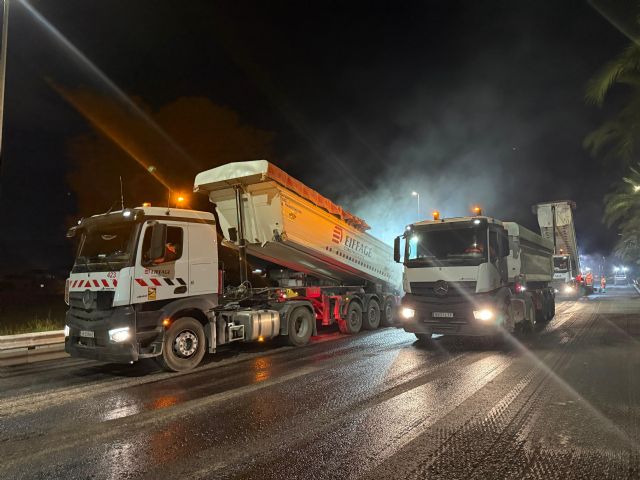 Comienza el asfaltado definitivo de Ronda Sur y avenida de Los Dolores, que permitirá completar la renovación del firme y recuperar el tercer carril - 4, Foto 4