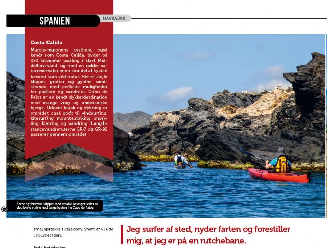 La publicación danesa 'Opdag Verden' anima a sus lectores a practicar deportes náuticos en la Costa Cálida durante todo el año - 1, Foto 1
