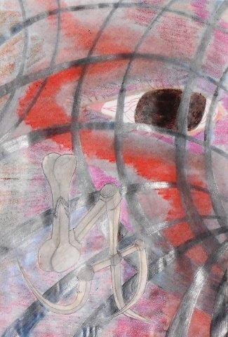 Los templarios de Jumilla solicitan la colaboración del psiquiatra de la cárcel Murcia II ante el contenido de un trabajo pictórico de un recluso en Sangonera - 1, Foto 1