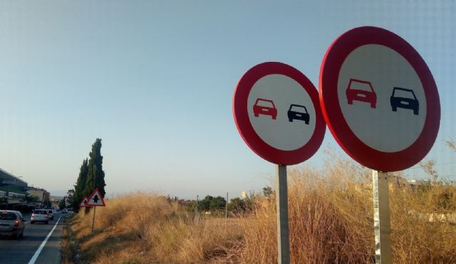 Ahora Murcia critica la reposición innecesaria de señales de tráfico en una carretera con graves carencias en otras cuestiones - 4, Foto 4