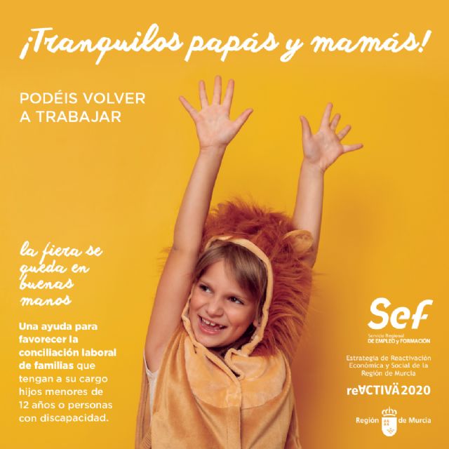 Las familias pueden solicitar la ayuda a la conciliación del SEF hasta el 30 de septiembre - 1, Foto 1