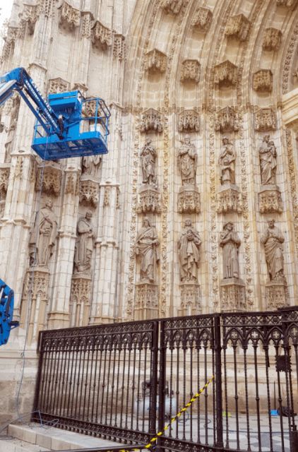 Esta semana comienza el programa 2020 de mantenimiento de las Portadas de la Catedral de Sevilla - 5, Foto 5