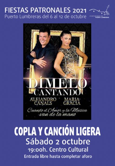 Rià Pità celebrará su XXI Festival Flamenco el sábado 2 de octubre dentro de las Fiestas Patronales de Puerto Lumbreras - 1, Foto 1