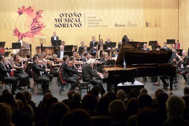La Orquesta Sinfónica de la Región de Murcia triunfa junto a Joaquín Achúcarro en el Festival 'Otoño Musical Soriano' - 1, Foto 1