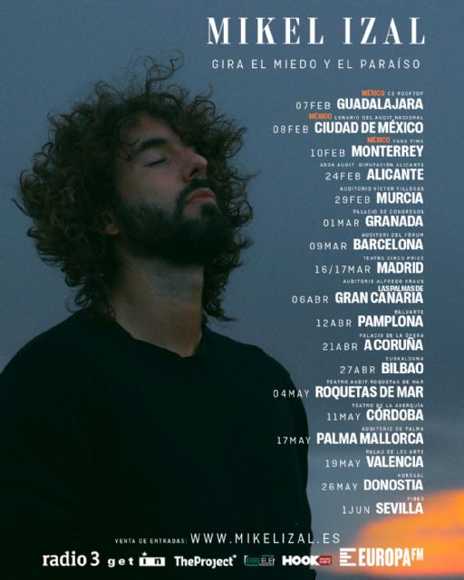 Ya están a la venta las entradas de la gira El Miedo y el Paraíso de Mikel Izal - 1, Foto 1