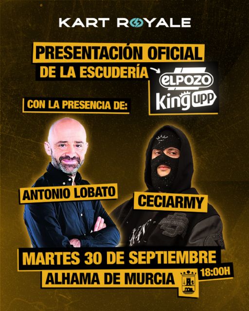ElPozo Alimentacin impulsa su propia escudera en la Kart Royale con Antonio Lobato y Ceciarmy al frente, Foto 1