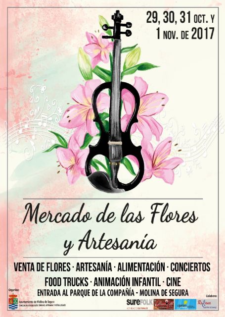 El Mercado de las Flores y Artesanía de Molina de Segura se celebra del 29 de octubre al 1 de noviembre - 1, Foto 1