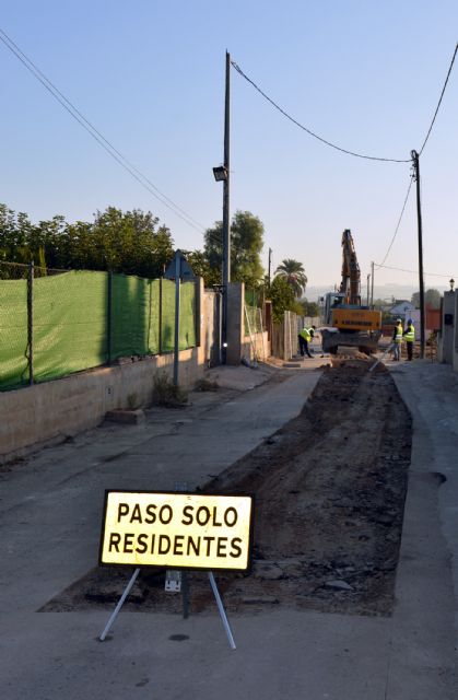 Comienzan las obras de mejora de la red de saneamiento en Las Torres de Cotillas - 1, Foto 1