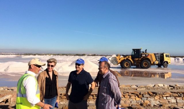 Comienza la cosecha de 100.000 toneladas de sal en el Parque Regional de las Salinas y Arenales de San Pedro del Pinatar - 1, Foto 1