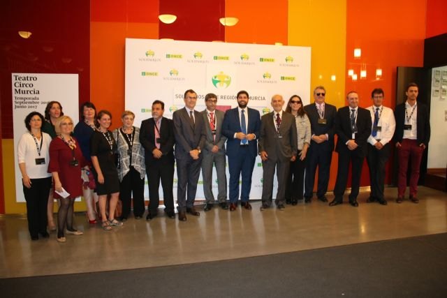 López Miras traslada a la ONCE su compromiso de seguir trabajando juntos por la integración y la normalización de la discapacidad - 1, Foto 1