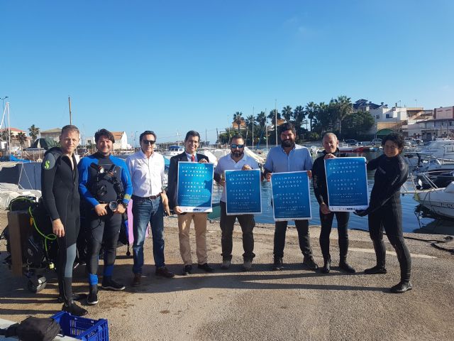 40 buceadores participarán en la primera jornada de limpieza de los fondos del puerto deportivo y pesquero de Cabo de Palos - 1, Foto 1