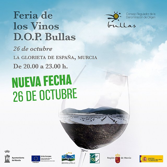 Once bodegas de la DOP Bullas ofrecen gratuitamente los mejores vinos de la zona a los murcianos en la feria que tendrá lugar el viernes - 1, Foto 1
